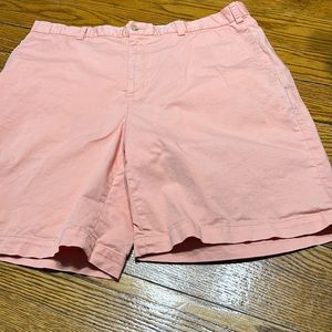 Bobby Jones peach color men’s golf shorts.  Size 36.  Chino, flat front.